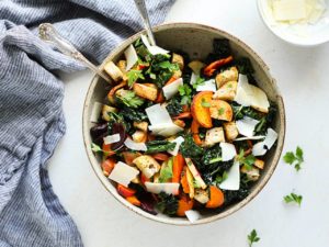 winter panzenella salad