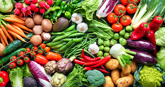 Nutritional value of vegetables