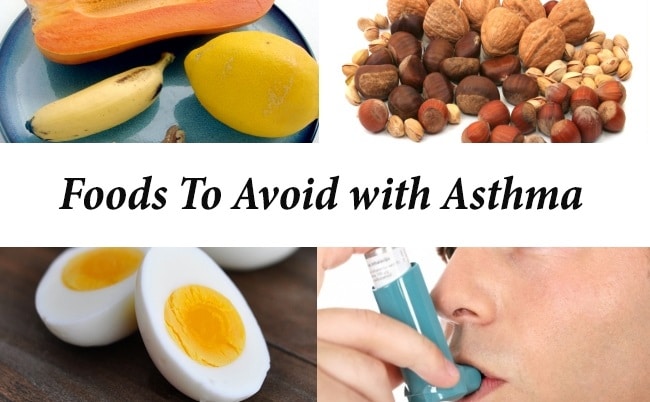 Foods to Avoid for asthmatics