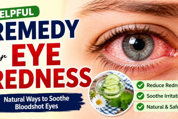 Home Remedy for Eye Redness
