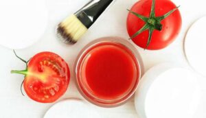 Benefits of Tomatoes on the face 