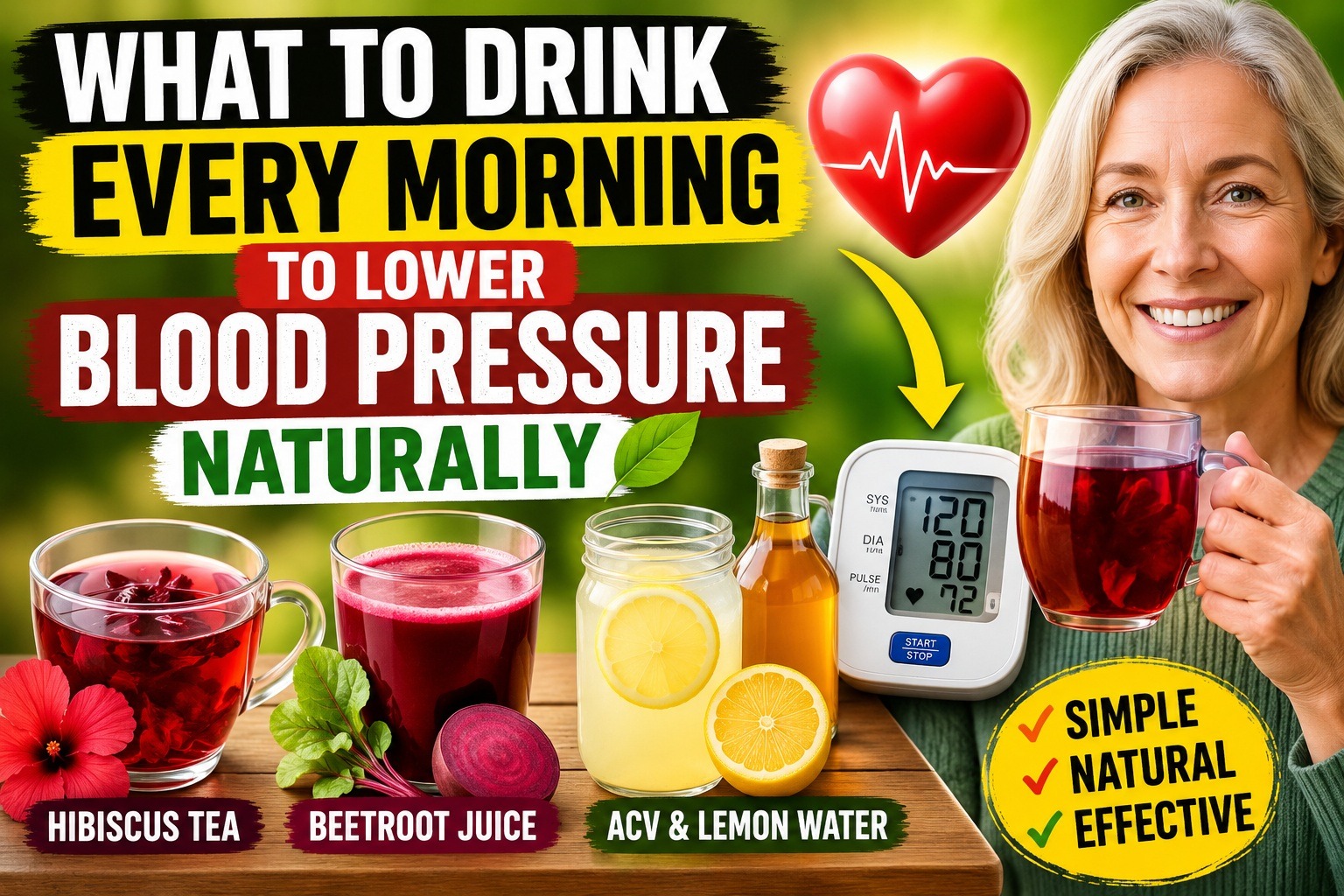 What to Drink Every Morning to Lower Blood Pressure Naturally