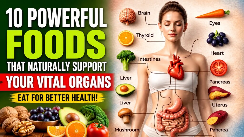 10 Powerful Foods That Naturally Support Your Vital Organs