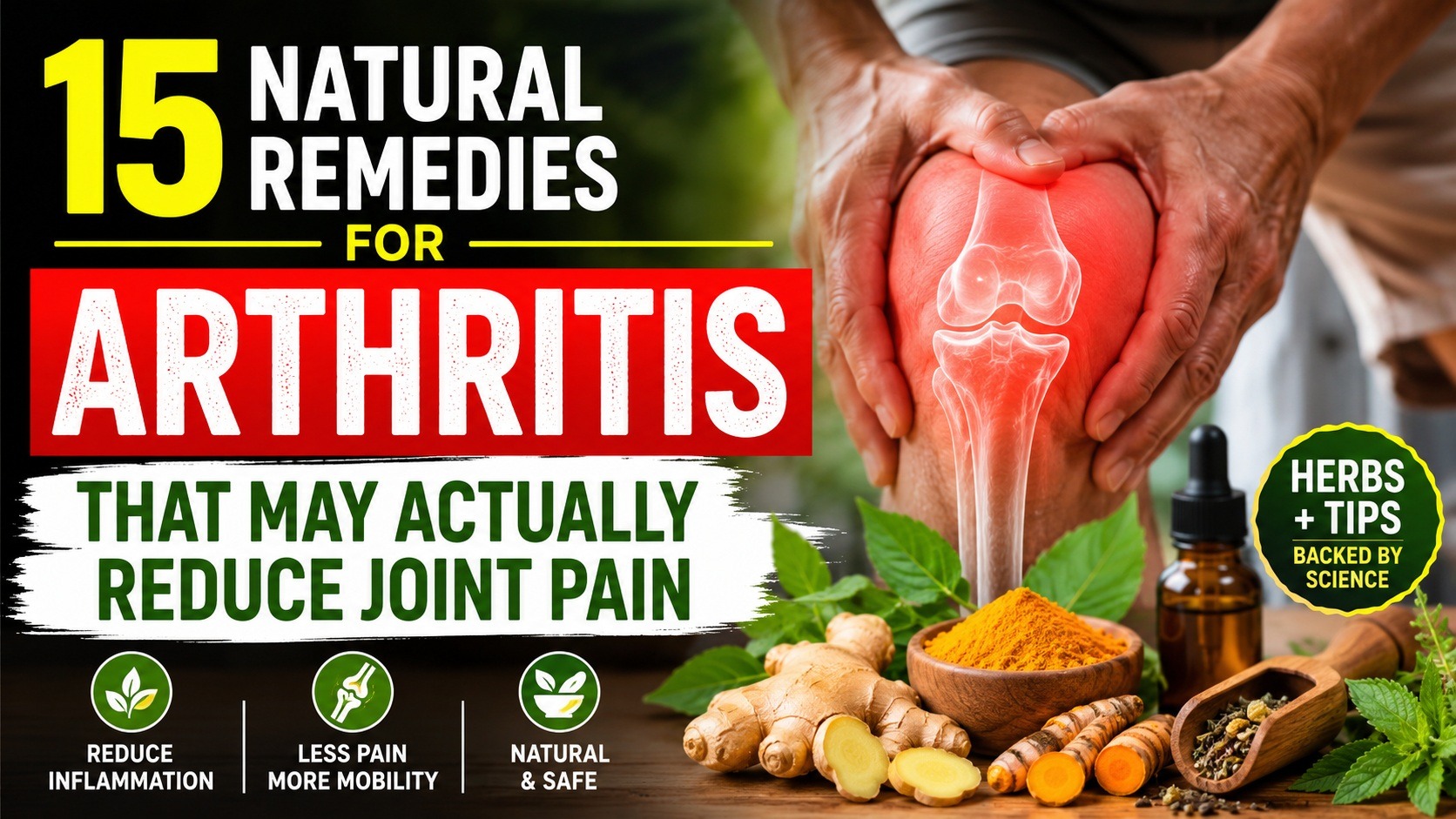 15 Natural Ways to Ease Arthritis Pain
