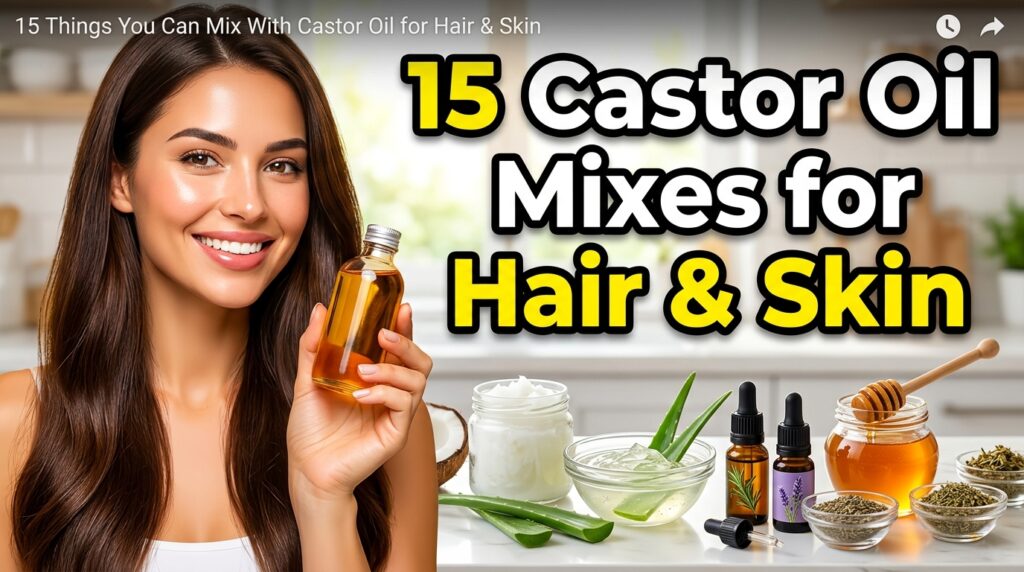 15 Things You Can Mix With Castor Oil for Hair & Skin