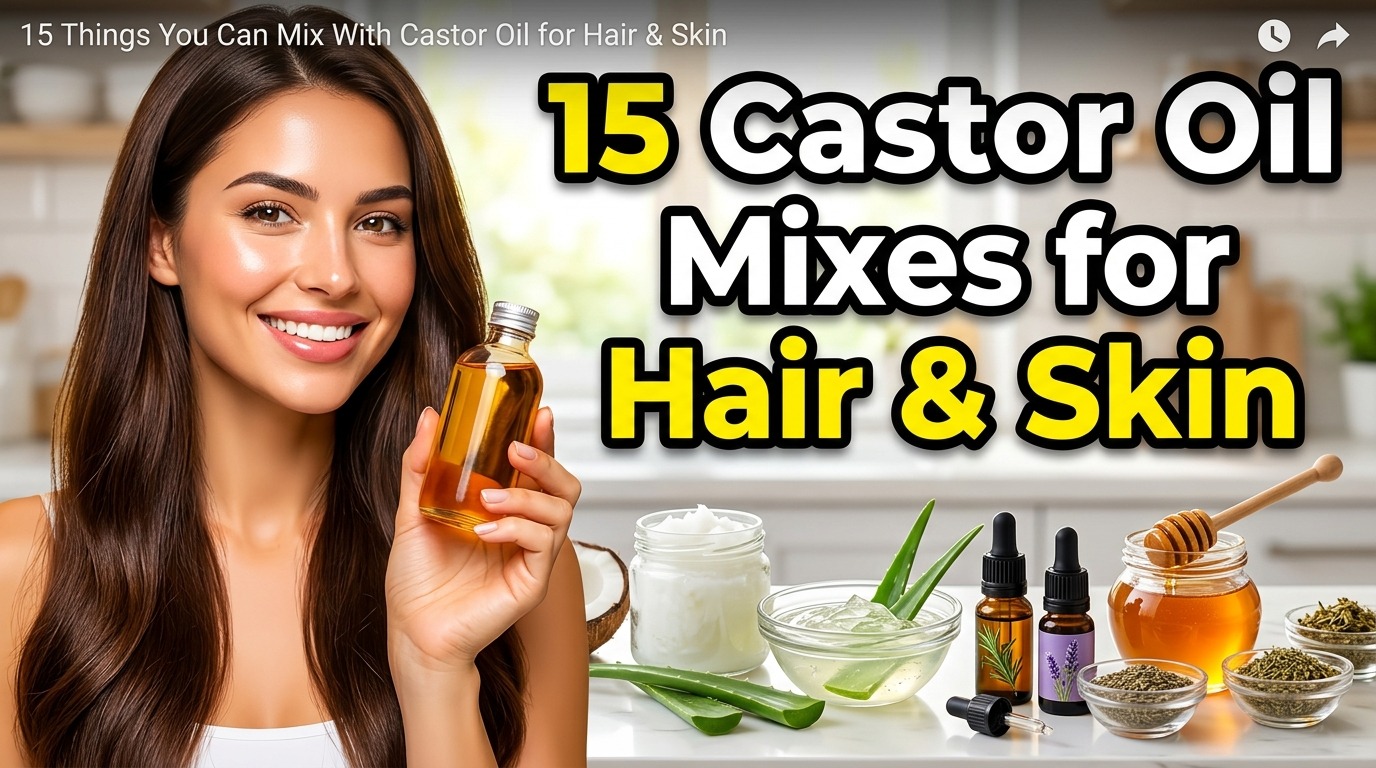 15 Things You Can Mix With Castor Oil for Hair & Skin